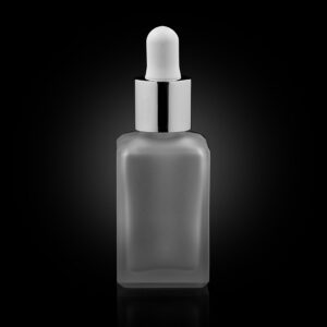 Tall Square Glass Dropper